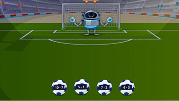 Maths Soccer Game